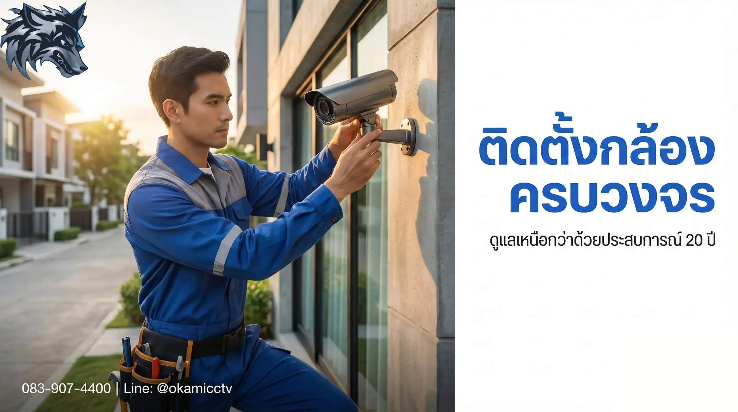 ติดตั้งกล้องวงจรปิดครบวงจร พร้อมการดูแลที่เหนือกว่า